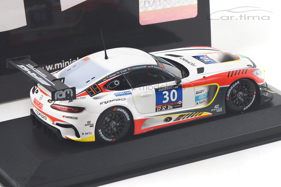Mercedes-Benz AMG GT3 24h Dubai 2016 Hall/Goethe/Jäger Minichamps 1:43 437163030 Mercedes-Benz AMG GT3 24h Dubai 2016 Hall/Goethe/Jäger Minichamps 1:43 437163030