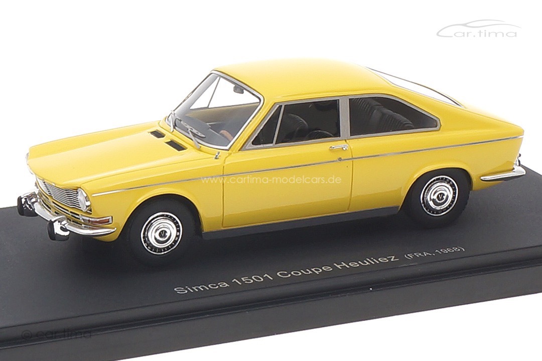 Simca 1501 Coupé Heuliez 1968 gelb Avenue43 1:43 60080 Simca 1501 Coupé Heuliez 1968 gelb Avenue43 1:43 60080