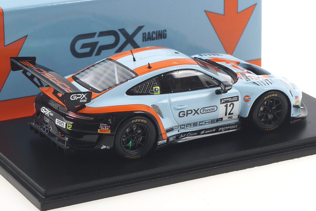 Porsche 911 GT3 R GPX Racing "The Diamond" Spark 1:43 SP322 Porsche 911 GT3 R GPX Racing "The Diamond" Spark 1:43 SP322