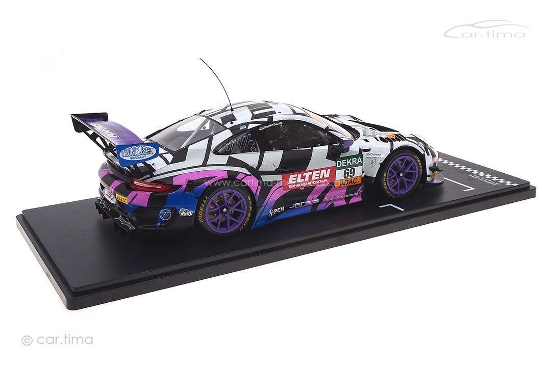 Porsche 911 GT3 R VLN Nürburgring 2019 Iron Force Jans/Luhr/Slooten IXO 1:18 LEGT18033 Porsche 911 GT3 R VLN Nürburgring 2019 Iron Force Jans/Luhr/Slooten IXO 1:18 LEGT18033