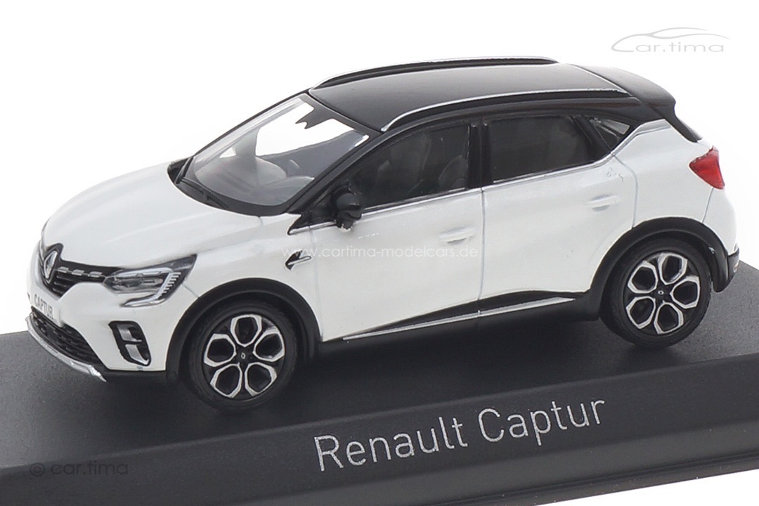Renault Captur 2020 Pearl White/black roof Norev 1:43 517778 Renault Captur 2020 Pearl White/black roof Norev 1:43 517778