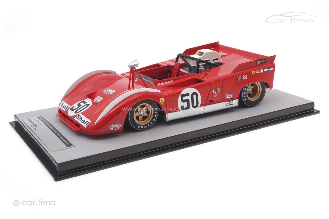 Ferrari 712 Can-Am Watkins Glen 1971 Mario Andretti Tecnomodel 1:18 TM18-225B