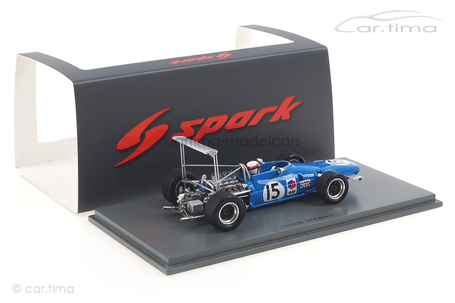 Matra MS10 Winner GP USA 1968 Jackie Stewart Spark 1:43 S7182 Matra MS10 Winner GP USA 1968 Jackie Stewart Spark 1:43 S7182