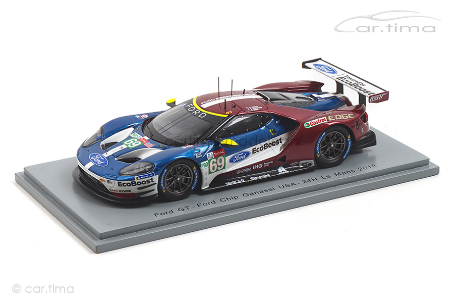 Ford GT 24h Le Mans 2018 Briscoe/Dixon/Westbrook Spark 1:43 S7053 Ford GT 24h Le Mans 2018 Briscoe/Dixon/Westbrook Spark 1:43 S7053