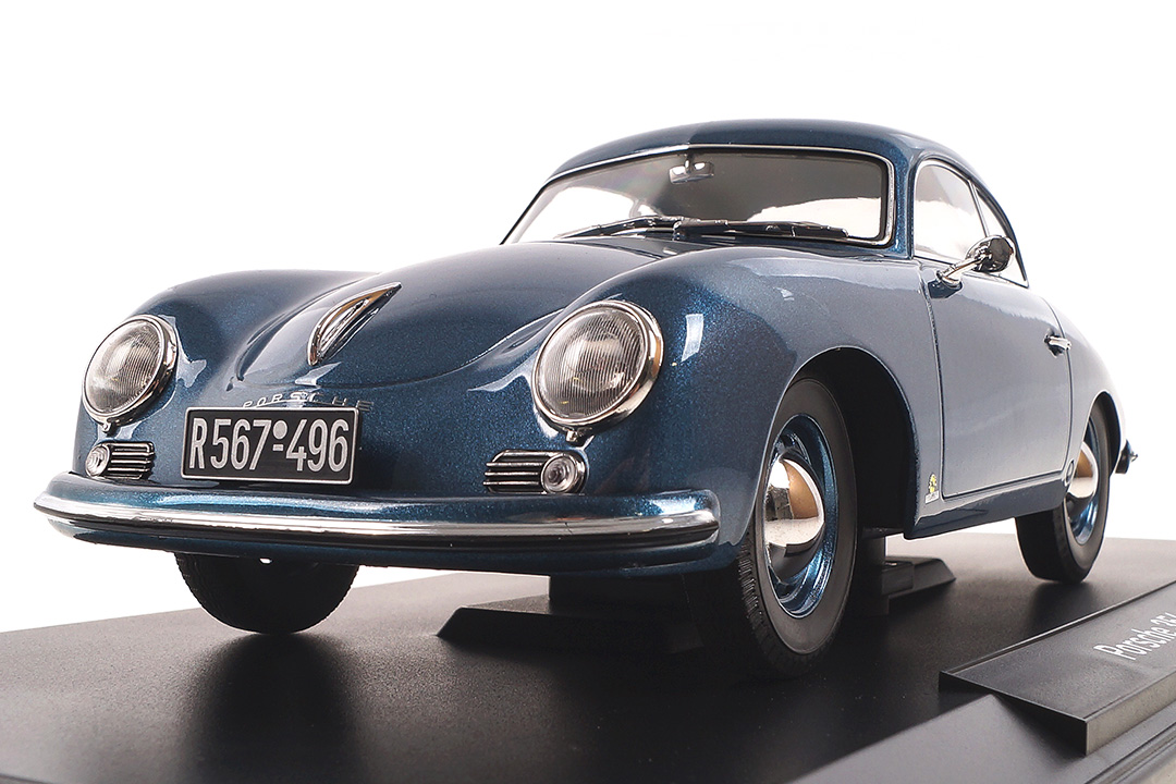 Porsche 356 Coupe 1952 blau Norev 1:18 187450 Porsche 356 Coupe 1952 blau Norev 1:18 187450