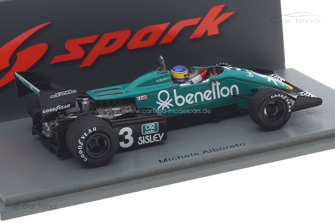 Tyrrell 011 Winner GP USA 1983 Michele Alboreto Spark 1:43 S7286