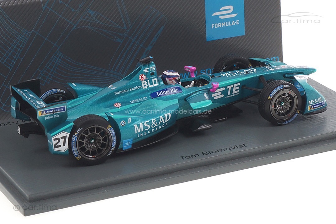 MS&AD Andretti Formula E Santiago 2017-2018 Tom Blomqvist Spark 1:43 S5939 MS&AD Andretti Formula E Santiago 2017-2018 Tom Blomqvist Spark 1:43 S5939