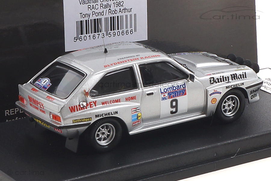 Vauxhall Chevette HSR RAC Rallye 1982 Pond/Arthur Trofeu 1:43 RRUK46 Vauxhall Chevette HSR RAC Rallye 1982 Pond/Arthur Trofeu 1:43 RRUK46