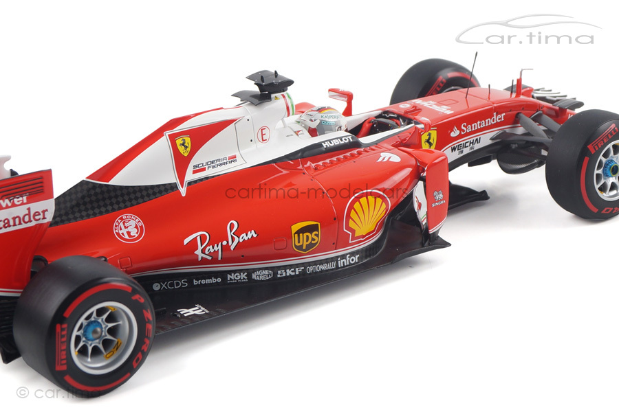 Ferrari SF16-H GP Italy 2016 Sebastian Vettel BBR 1:18 BBR181625 Ferrari SF16-H GP Italy 2016 Sebastian Vettel BBR 1:18 BBR181625
