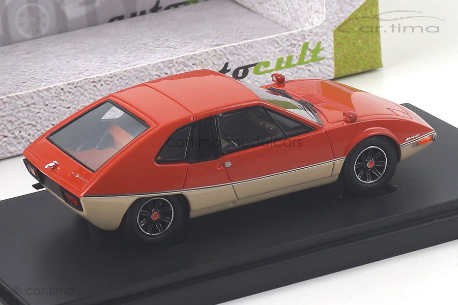 Porsche 914/6 Heuliez Murene 1970 orange/weiß autocult 1:43 06012 Porsche 914/6 Heuliez Murene 1970 orange/weiß autocult 1:43 06012
