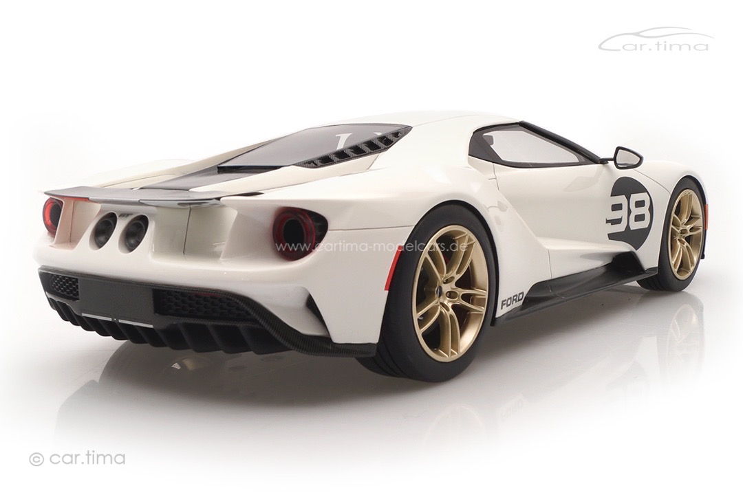 Ford GT Coupe 2021 Heritage Edition #98 white/black TopSpeed 1:18 TS0317 Ford GT Coupe 2021 Heritage Edition #98 white/black TopSpeed 1:18 TS0317