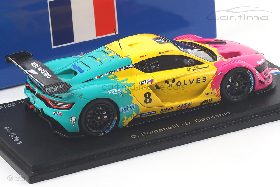 Renault R.S. 01 Champion Renault Sport Trophy 2015 Fumanelli/Capitanio Spark 1:43 SF102 Renault R.S. 01 Champion Renault Sport Trophy 2015 Fumanelli/Capitanio Spark 1:43 SF102