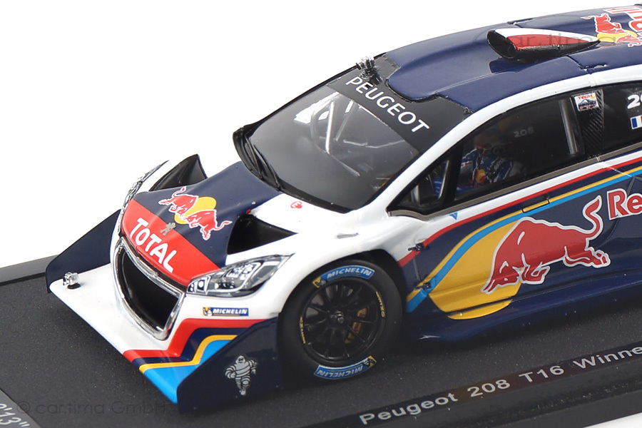 Peugeot 208 T16 Winner Pikes Peak 2013 Sébastien Loeb Spark 1:43 43PP13 Peugeot 208 T16 Winner Pikes Peak 2013 Sébastien Loeb Spark 1:43 43PP13