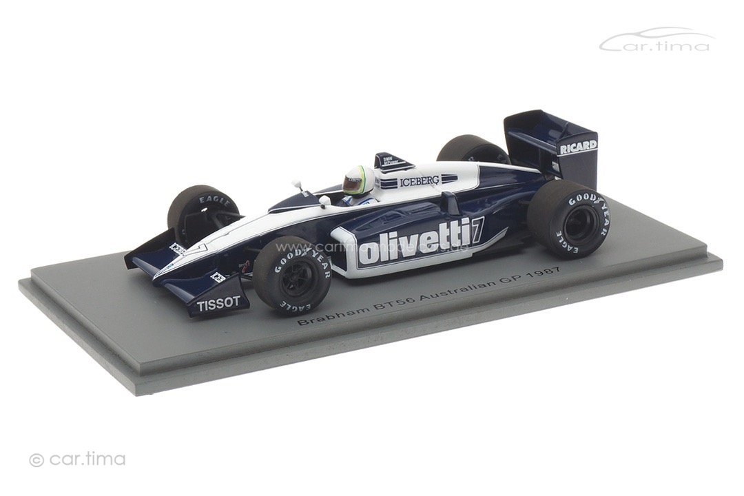 Brabham BT56 GP Australien 1987 Stefano Modena Spark 1:43 S7108 Brabham BT56 GP Australien 1987 Stefano Modena Spark 1:43 S7108