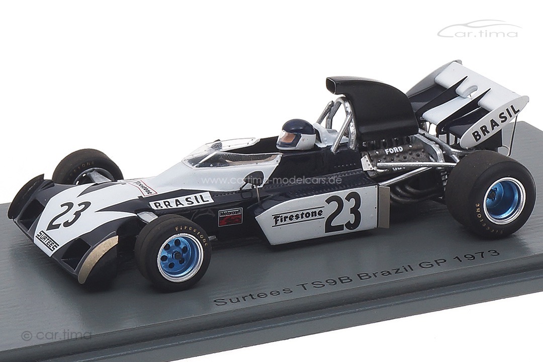 Surtees TS9B GP Brasilien 1973 Luiz Bueno Spark 1:43 S3999 Surtees TS9B GP Brasilien 1973 Luiz Bueno Spark 1:43 S3999