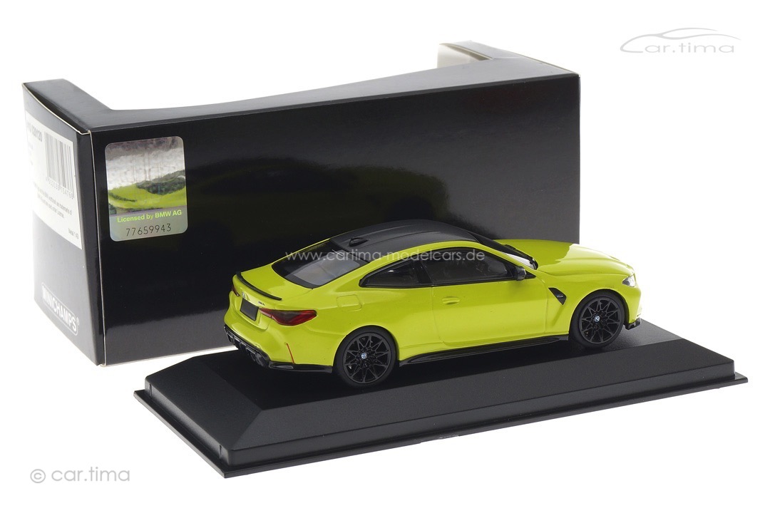 BMW M4 Competition Coupé 2020 Sao Paolo Gelb Minichamps 1:43 410020120 BMW M4 Competition Coupé 2020 Sao Paolo Gelb Minichamps 1:43 410020120
