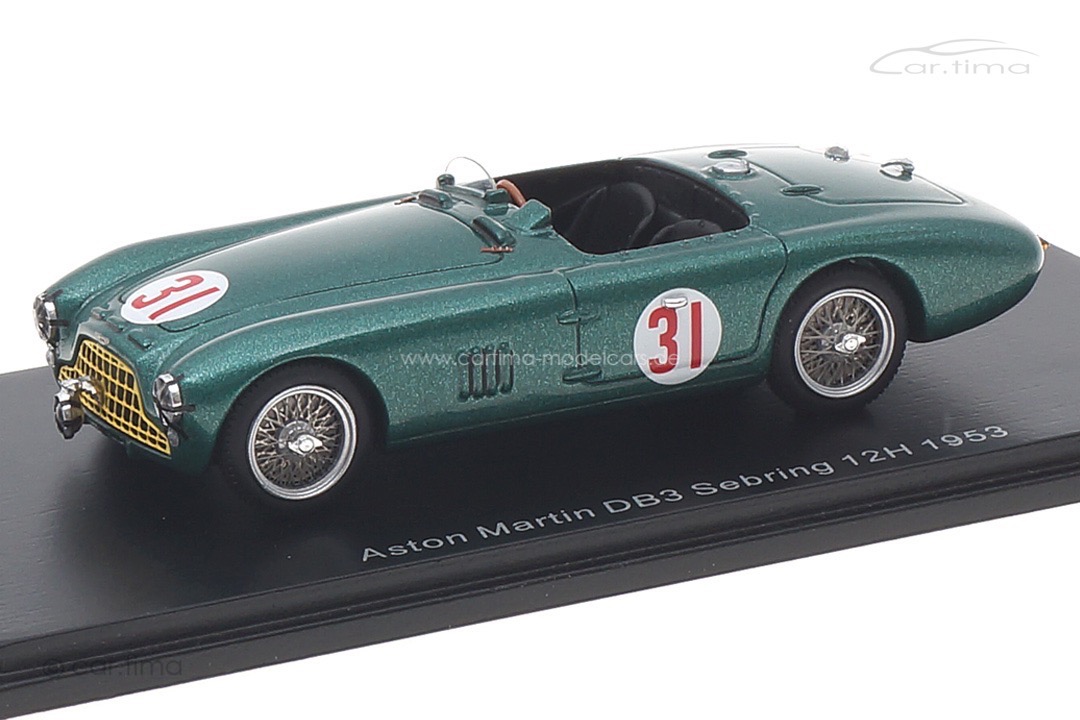 Aston Martin DB3 12h Sebring 1953 Duke/Collins Spark 1:43 S2449 Aston Martin DB3 12h Sebring 1953 Duke/Collins Spark 1:43 S2449
