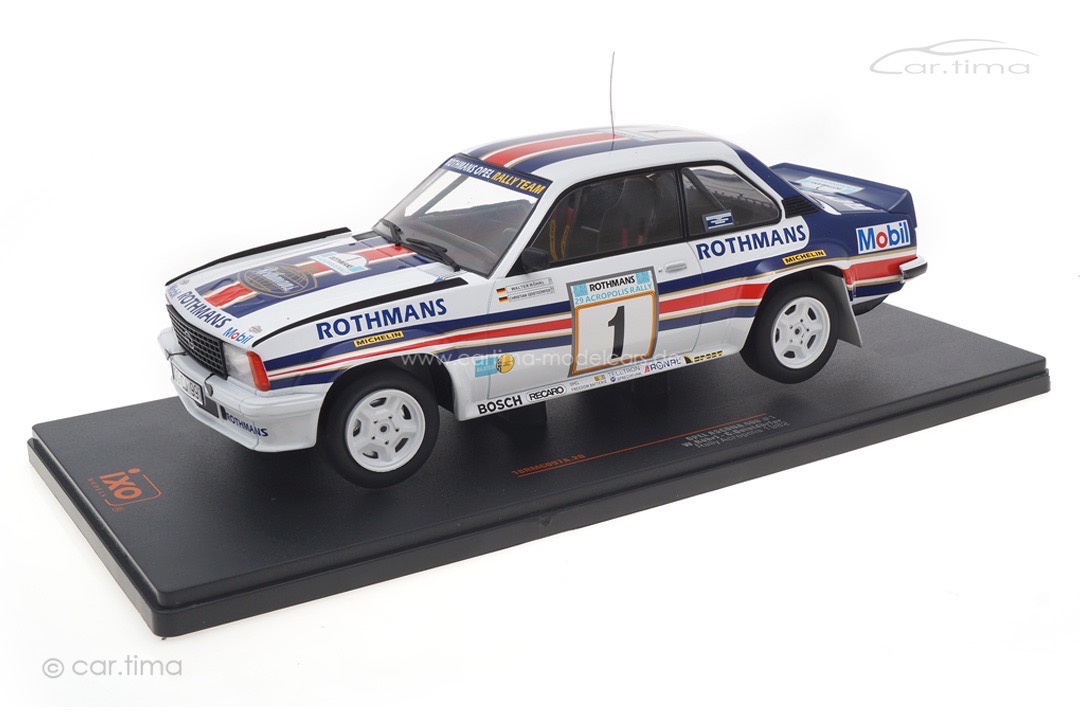 Opel Ascona 400 Rallye Acropolis 1982 Röhrl/Geistdörfer IXO 1:18 18RMC097A.20 Opel Ascona 400 Rallye Acropolis 1982 Röhrl/Geistdörfer IXO 1:18 18RMC097A.20
