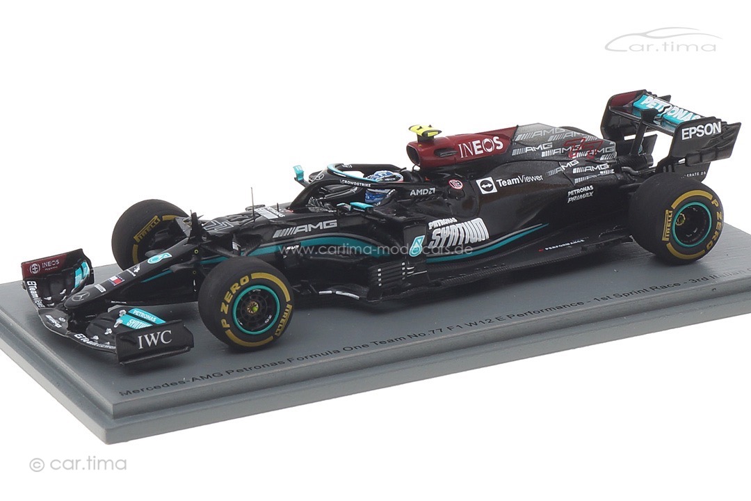 Mercedes-AMG F1 W12 GP Italien 2021 Valtteri Bottas Spark 1:43 S7691