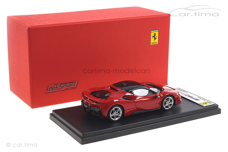 Ferrari SF90 Stradale Rosso Corsa/Nero DS 1250 LookSmart 1:43 LS504A