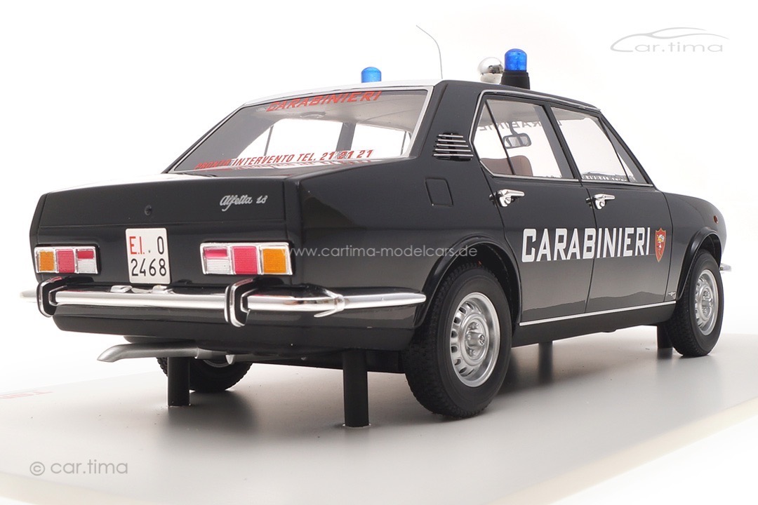 Alfa Romeo Alfetta 1800 Carabinieri 1972 TSM 1:18 TSM141834R Alfa Romeo Alfetta 1800 Carabinieri 1972 TSM 1:18 TSM141834R