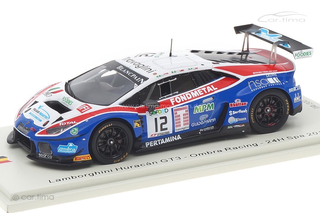 Lamborghini Huracán GT3 24h Spa 2017 Beretta/Gattuso/Piccini Spark 1:43 SB295 Lamborghini Huracán GT3 24h Spa 2017 Beretta/Gattuso/Piccini Spark 1:43 SB295