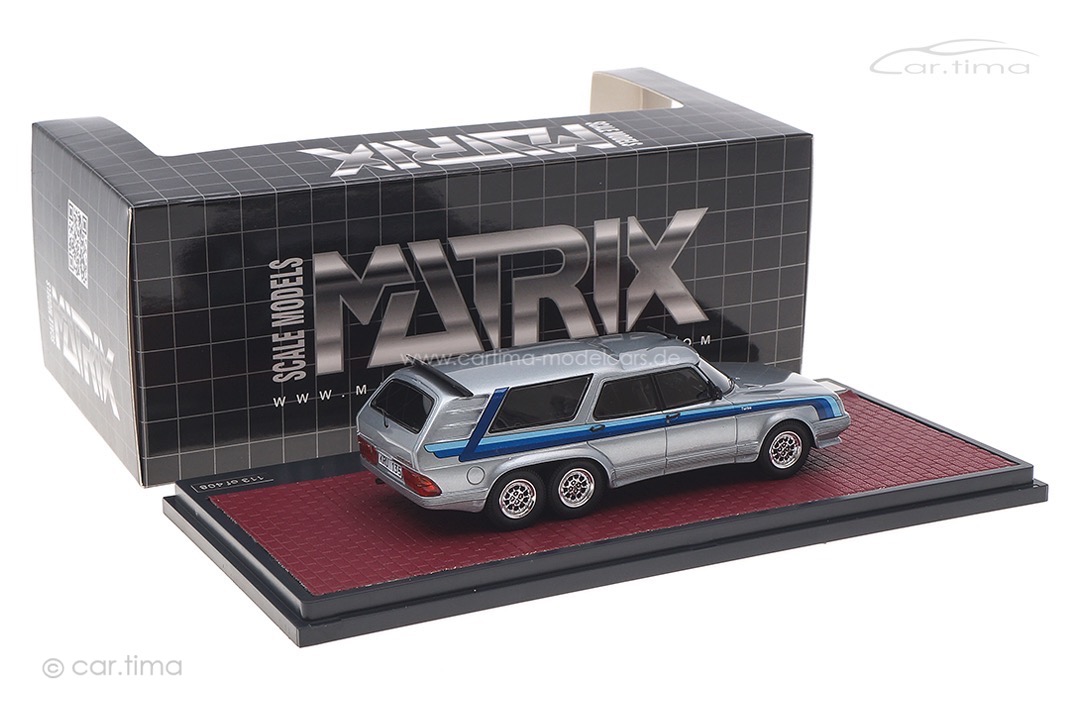 Saab 906 Turbo Concept 1984 silber Matrix 1:43 MX41801-042 Saab 906 Turbo Concept 1984 silber Matrix 1:43 MX41801-042