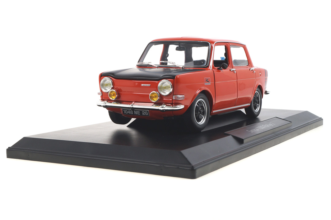 Simca 1000 Rallye 2 1971 Sarde Red Norev 1:18 185700 Simca 1000 Rallye 2 1971 Sarde Red Norev 1:18 185700