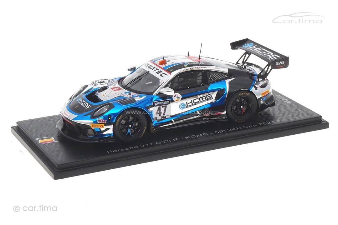 Porsche 911 GT3 R 24h Spa 2021 Martin/Tandy/Vanthoor Spark 1:43 SB433 Porsche 911 GT3 R 24h Spa 2021 Martin/Tandy/Vanthoor Spark 1:43 SB433