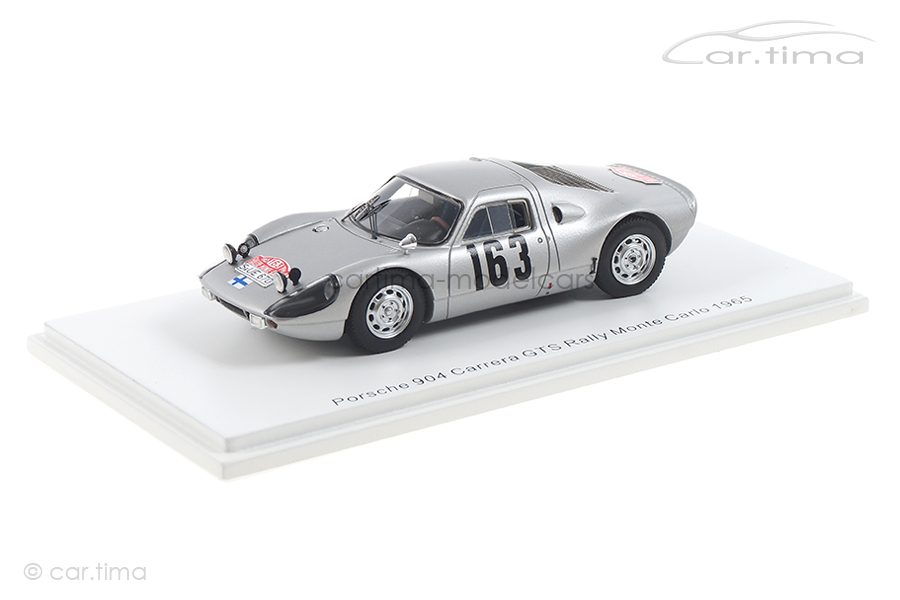 Porsche 904 Carrera GTS Rallye Monte-Carlo 1965 Toivonen/Järvi Spark 1:43 S0906 Porsche 904 Carrera GTS Rallye Monte-Carlo 1965 Toivonen/Järvi Spark 1:43 S0906