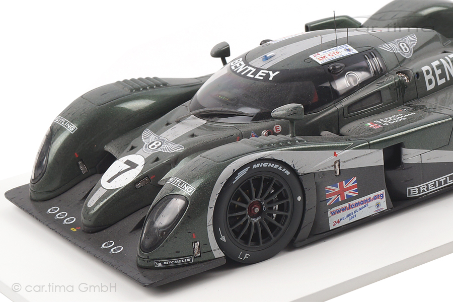 Bentley Speed 8 Winner 24h Le Mans 2003 1 of 7 car.tima FINISH LINE 1:18 Bentley Speed 8 Winner 24h Le Mans 2003 1 of 7 car.tima FINISH LINE 1:18