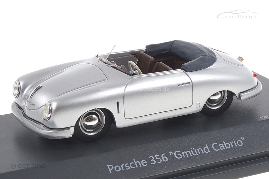 Porsche 356 Gmünd silber Schuco 1:43 450913100 Porsche 356 Gmünd silber Schuco 1:43 450913100