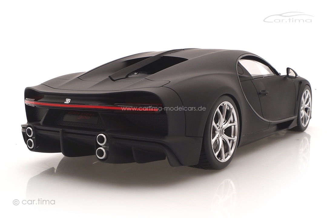 Bugatti Chiron Super Sport 300+ black matte TopSpeed 1:18 TS0346