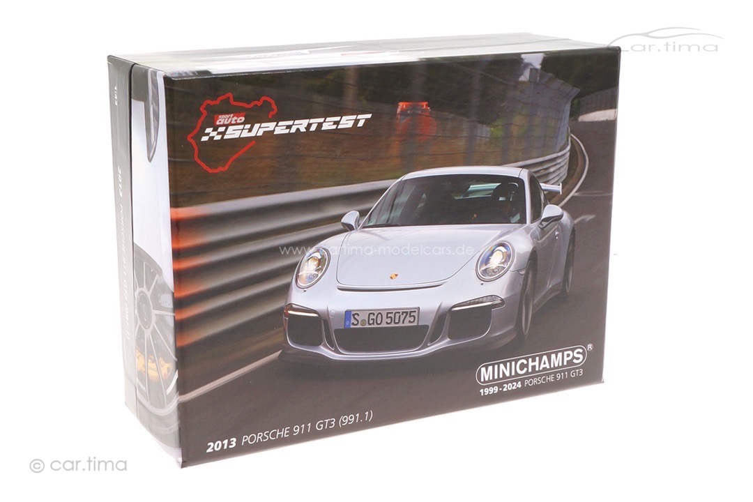 Porsche 911 (991) GT3 25th Anniversary 1999-2024 GT-Silber met. Minichamps 1:43 410062025 Porsche 911 (991) GT3 25th Anniversary 1999-2024 GT-Silber met. Minichamps 1:43 410062025
