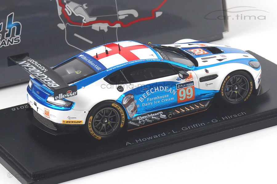 Aston Martin Vantage V8 24h Le Mans 2016 Griffin/Hirsch/Howard Spark 1:43 S5145