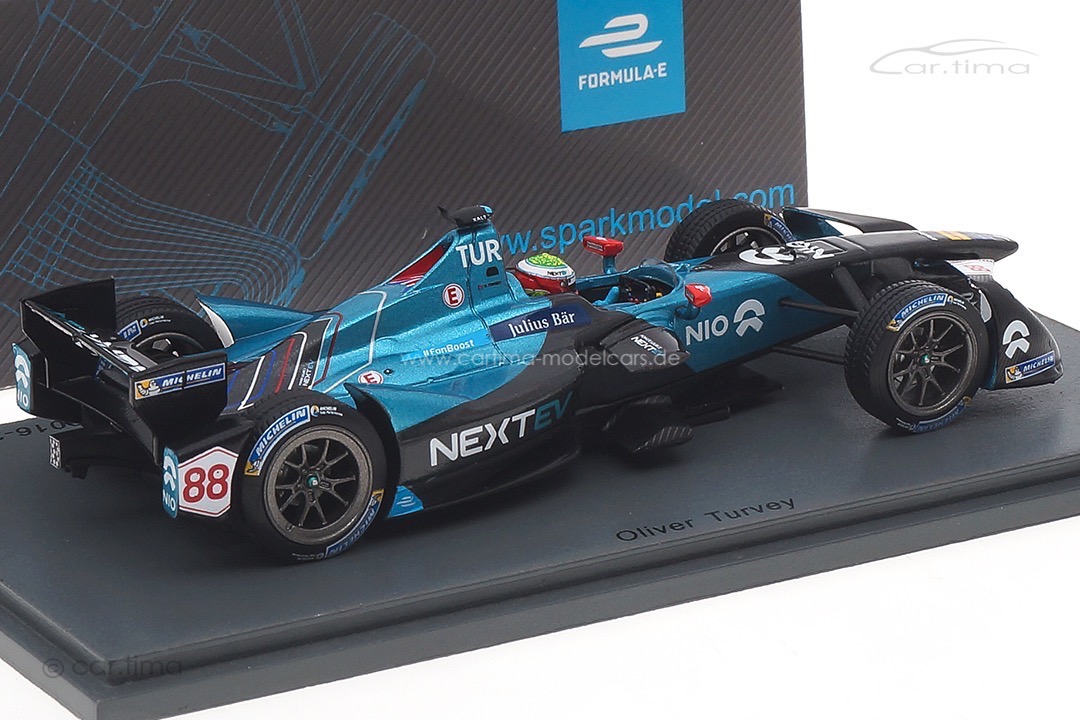 NEXT EV Nio Formula E New York 2016-2017 Oliver Turvey Spark 1:43 S5919 NEXT EV Nio Formula E New York 2016-2017 Oliver Turvey Spark 1:43 S5919