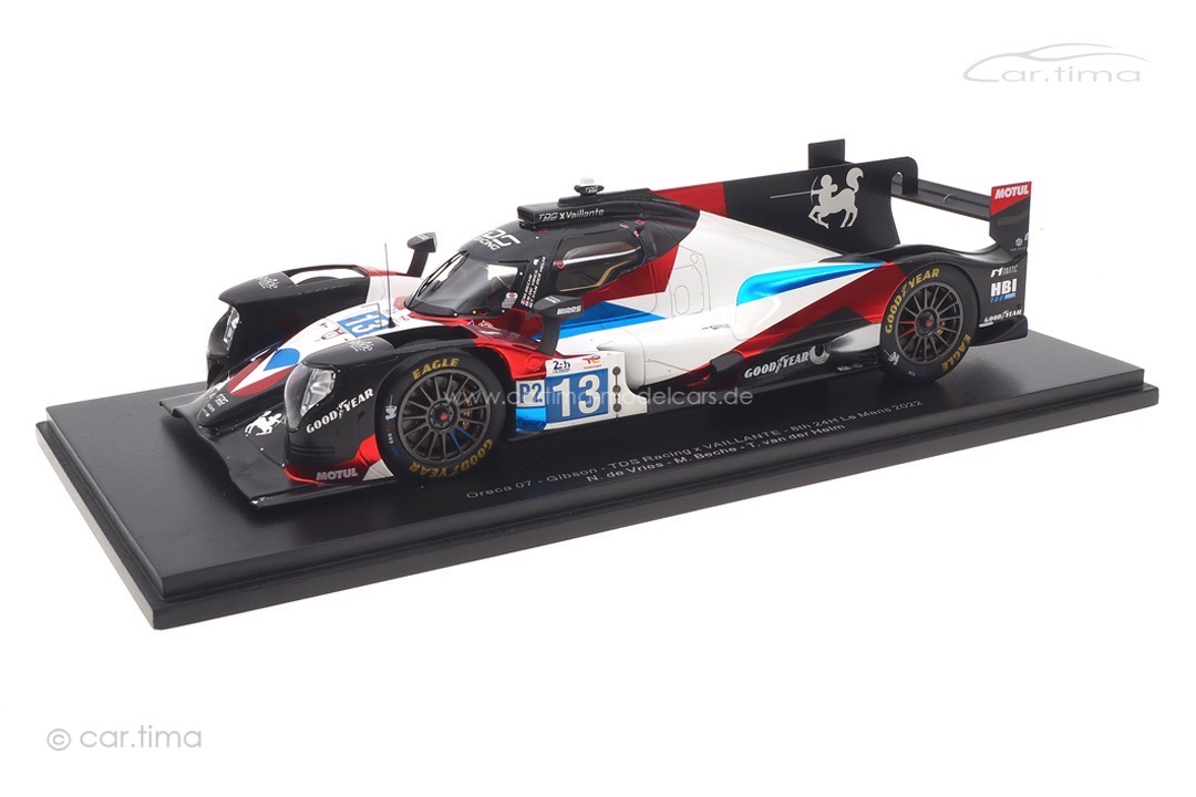 Oreca 07 24h Le Mans 2022 de Vries/Beche/van der Helm Spark 1:18 18S807 Oreca 07 24h Le Mans 2022 de Vries/Beche/van der Helm Spark 1:18 18S807
