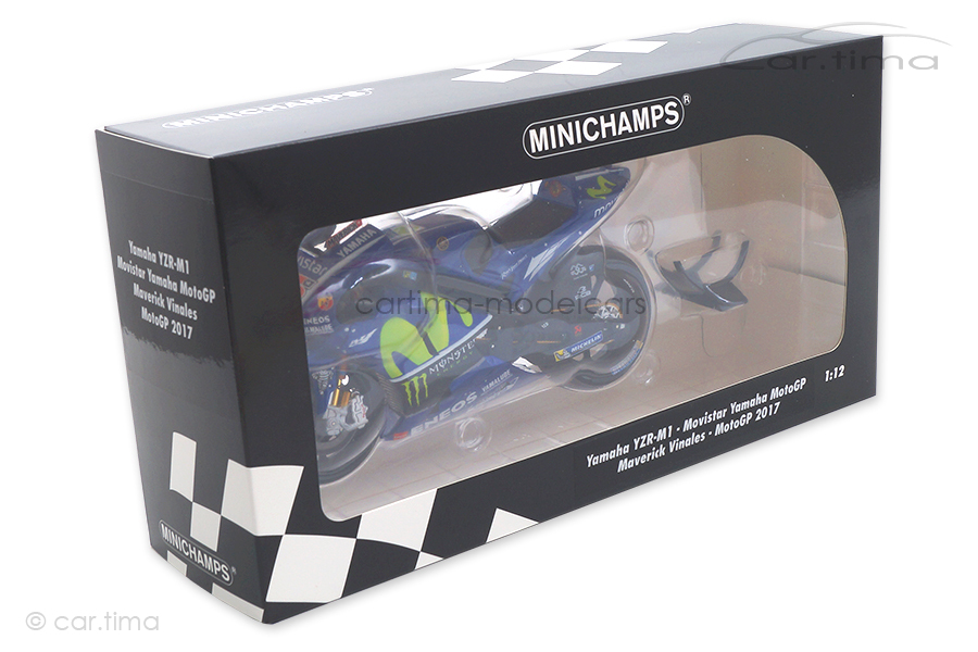 Yamaha YZR-M1 MotoGP 2017 Maverick Vinales Minichamps 1:12 122173025 Yamaha YZR-M1 MotoGP 2017 Maverick Vinales Minichamps 1:12 122173025
