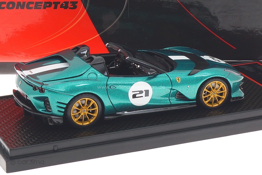 Ferrari 812 Competizione A Green Jewel BBR 1:43 BBRC263P Ferrari 812 Competizione A Green Jewel BBR 1:43 BBRC263P