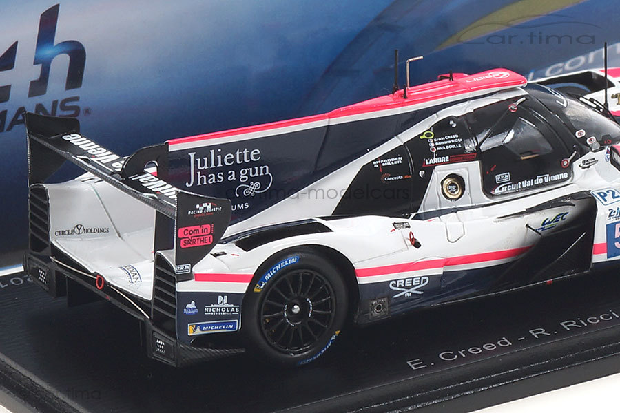 Ligier JS P217-Gibson 24h Le Mans 2019 Boulle/Creed/Ricci Spark 1:43 S7927 Ligier JS P217-Gibson 24h Le Mans 2019 Boulle/Creed/Ricci Spark 1:43 S7927