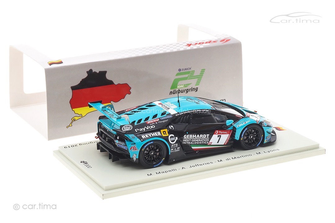Lamborghini Huracán GT3 EVO 24h Nürburgring 2019 Mapelli/di Martino/Lyons Spark 1:43 SG576