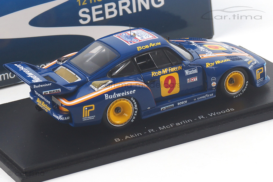 Porsche 935 Winner 12h Sebring 1979 Akin/McFarlin/Woods Spark 1:43 43SE79 Porsche 935 Winner 12h Sebring 1979 Akin/McFarlin/Woods Spark 1:43 43SE79