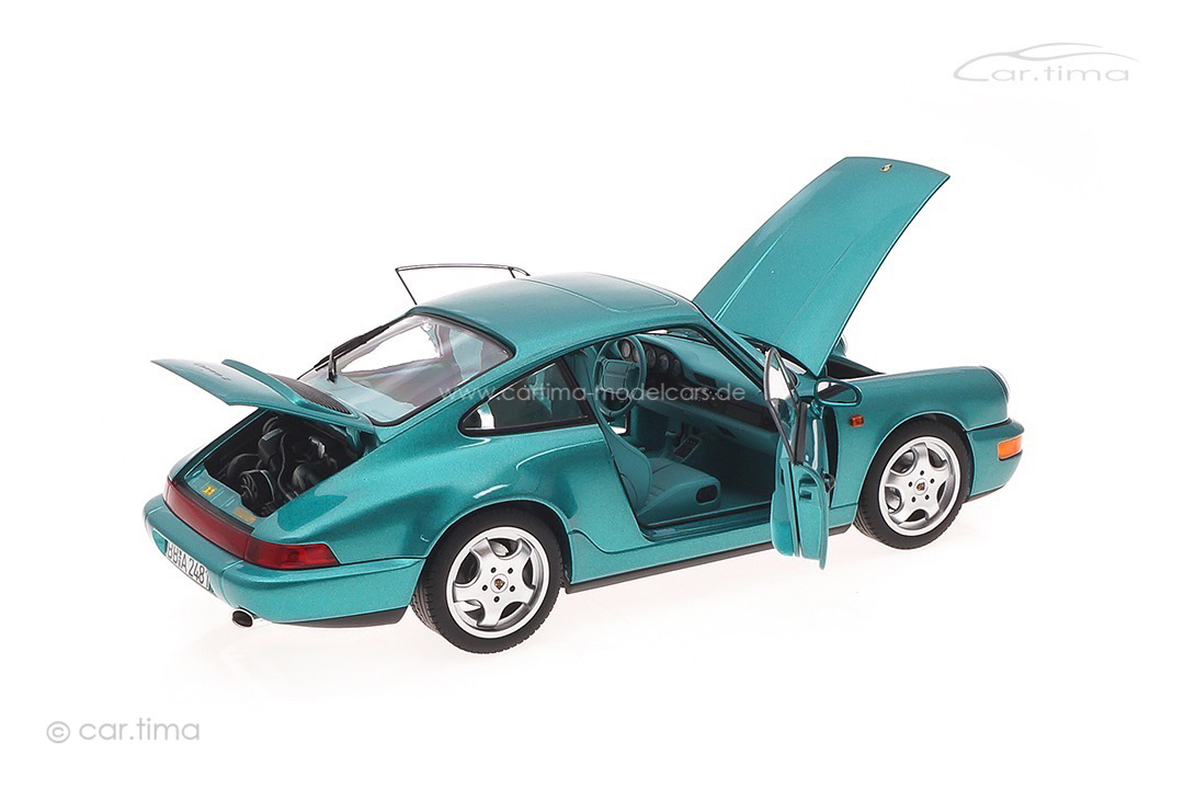 Porsche 911 (964) Carrera 2 Wimbledongrün Norev 1:18 187329 Porsche 911 (964) Carrera 2 Wimbledongrün Norev 1:18 187329