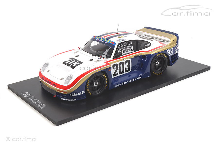 Porsche 961 24h Le Mans 1987 Haldi/Metge/Nierop Spark 1:18 18S210