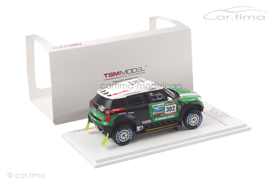 Mini Countryman All4 Racing Winner Rally Dakar 2013 Peterhansel/Cottret TSM 1:43 TSM144345 Mini Countryman All4 Racing Winner Rally Dakar 2013 Peterhansel/Cottret TSM 1:43 TSM144345