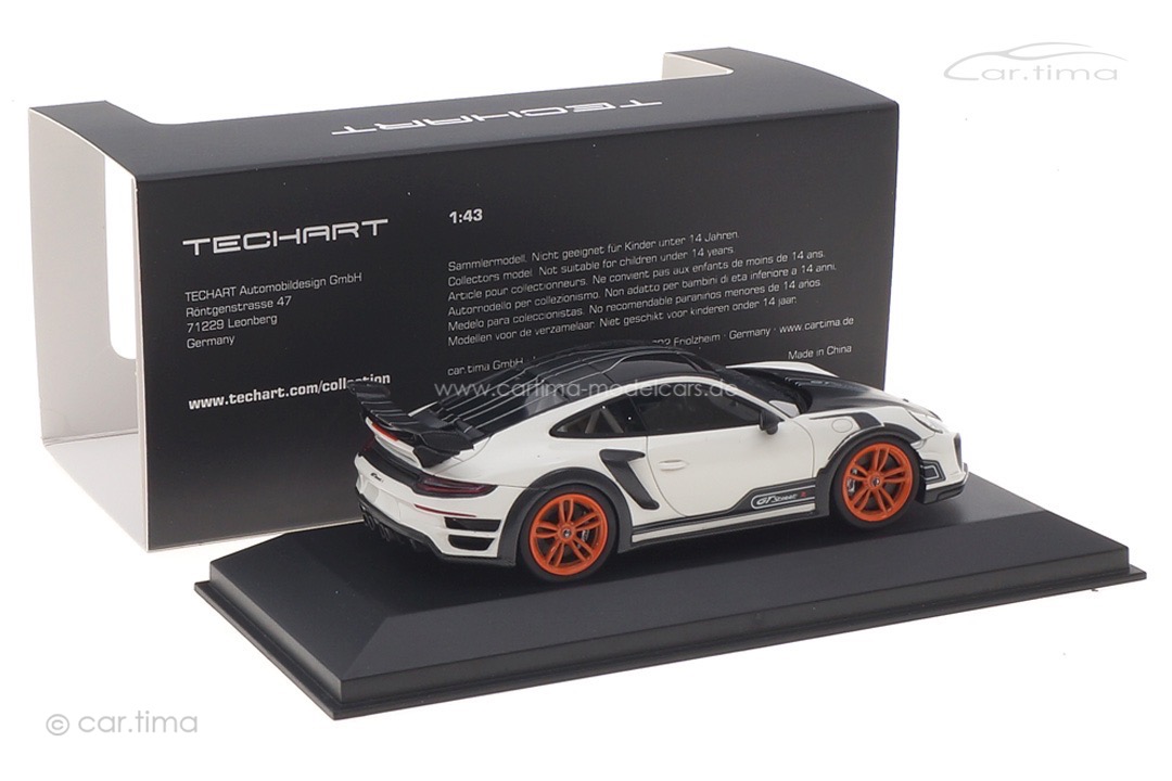 TECHART GTstreet R Weiß/Rad Gulforange TECHART Collection 1:43 091.992.143.004GO TECHART GTstreet R Weiß/Rad Gulforange TECHART Collection 1:43 091.992.143.004GO