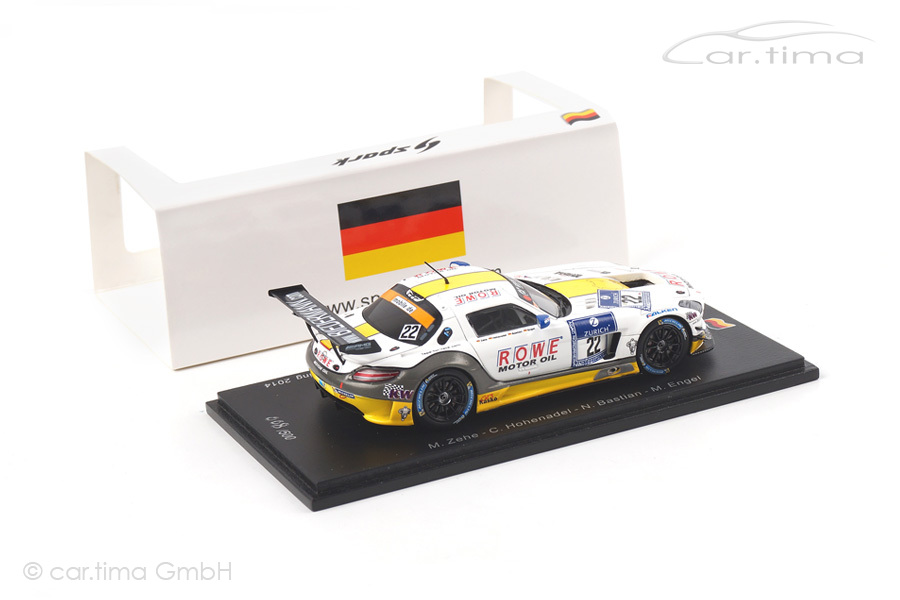 Mercedes-Benz SLS AMG GT3 24h Nürburgring 2014 Zehe/Hohenadel/Engel Spark 1:43 SG130