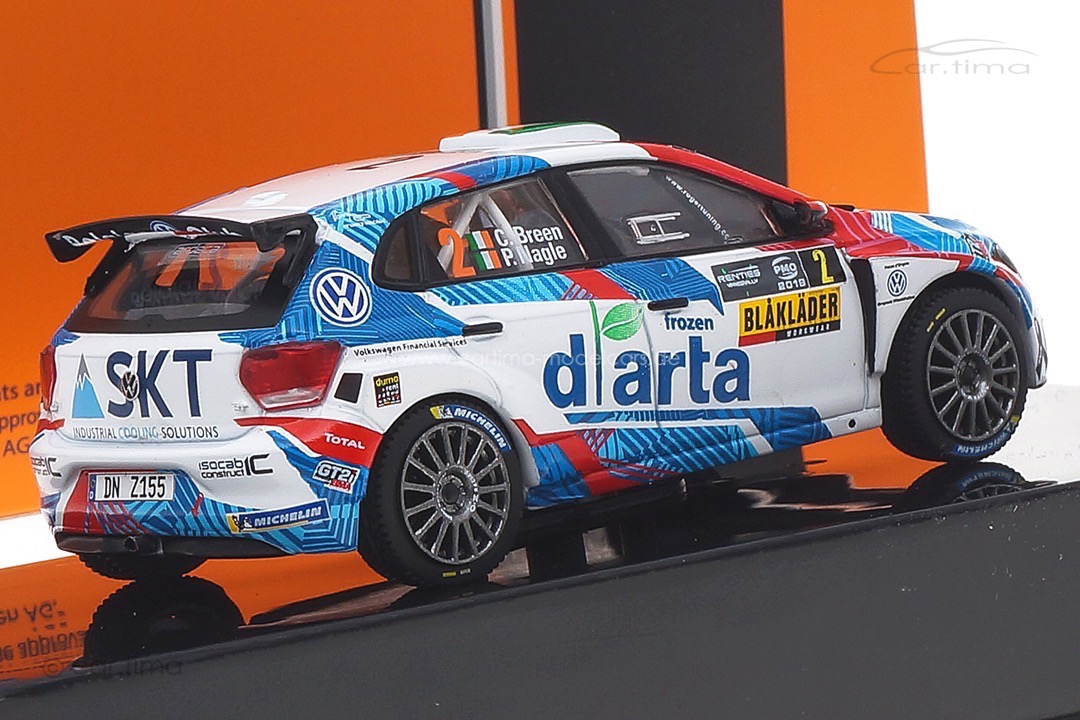 VW Polo GTI R5 Winner Rallye Ypres 2019 Breen/Nagle IXO 1:43 RAM767LQ