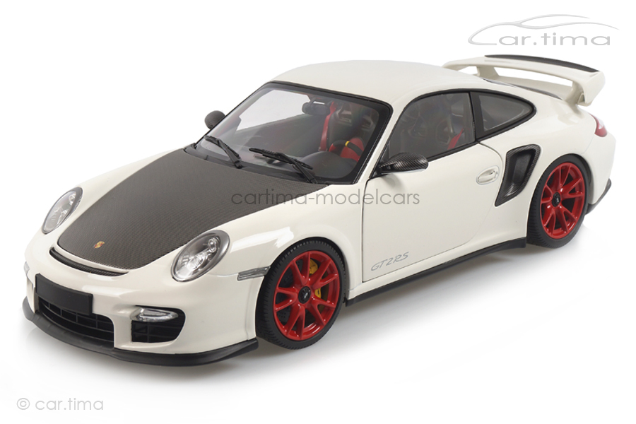 Porsche 911 (997 II) GT2 RS 2011 weiß/rote Felgen Minichamps 1:18 100069400R Porsche 911 (997 II) GT2 RS 2011 weiß/rote Felgen Minichamps 1:18 100069400R