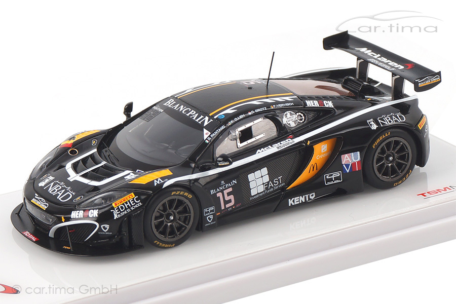 McLaren MP4-12C GT3 24h Spa 2014 Ojjeh/Grotz/Vervisch/Panano TSM 1:43 TSM154333 McLaren MP4-12C GT3 24h Spa 2014 Ojjeh/Grotz/Vervisch/Panano TSM 1:43 TSM154333
